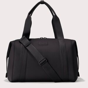 DAGNE DOVER Large Black Landon Neoprene Carryall Travel Bag EUC!